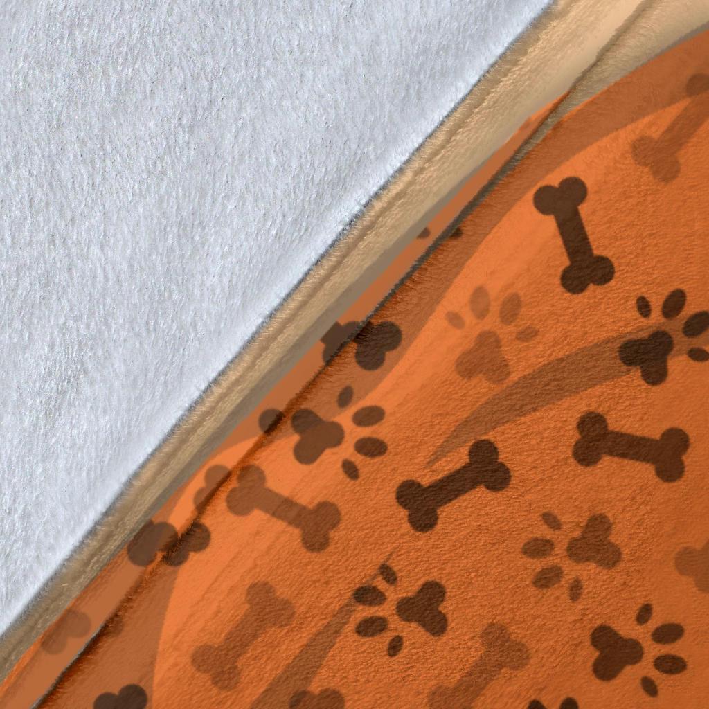 Funny Bed Corgi Fleece Blanket-Gear Wanta