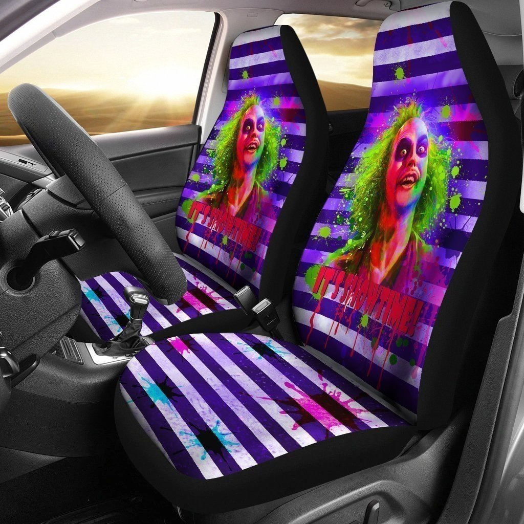 Funny Beetlejuice Car Seat Covers Custom Idea HH11-Gear Wanta