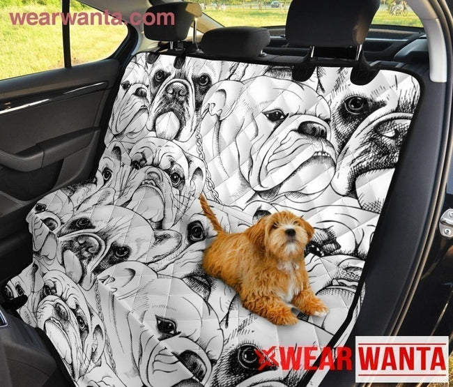 Funny Bulldog Pet Car Seat Cover For Bulldog Lover-Gear Wanta