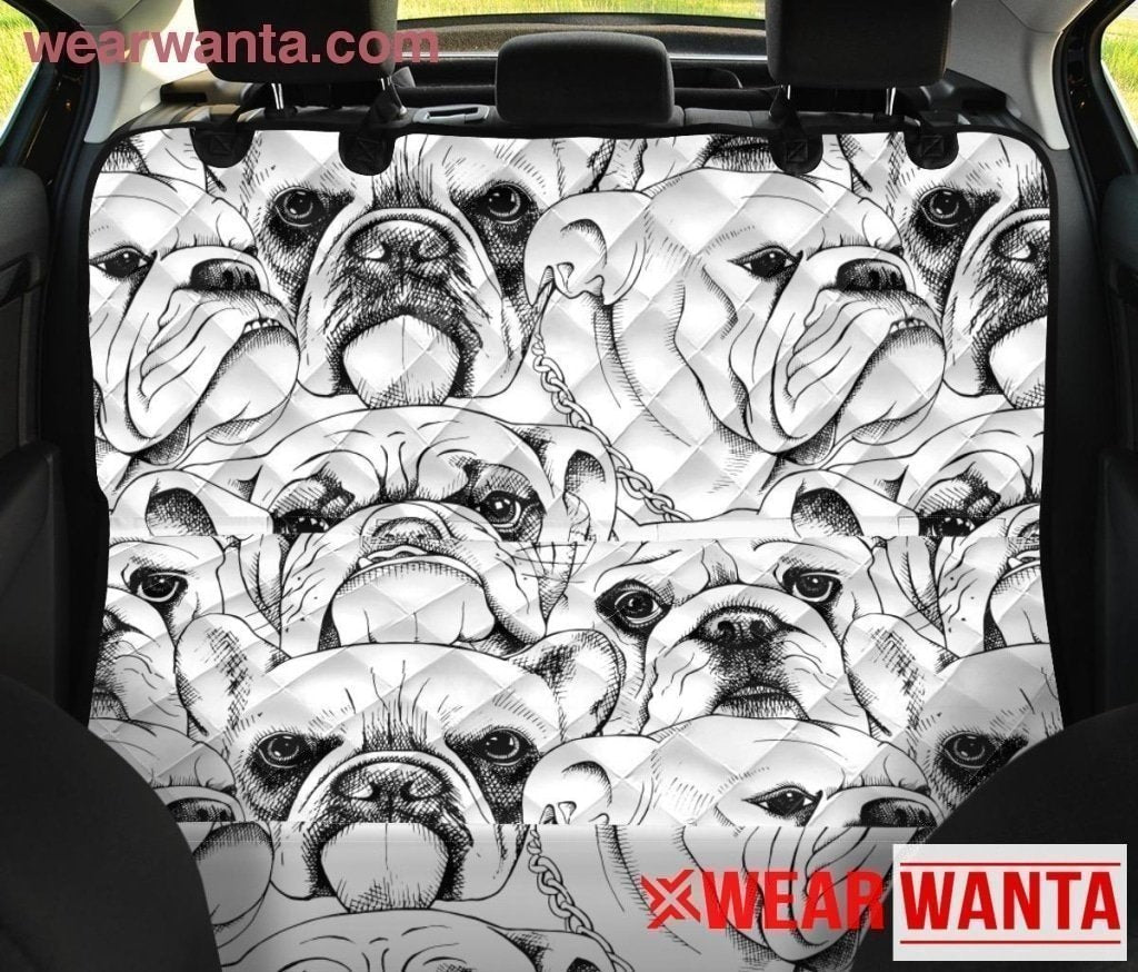 Funny Bulldog Pet Car Seat Cover For Bulldog Lover-Gear Wanta