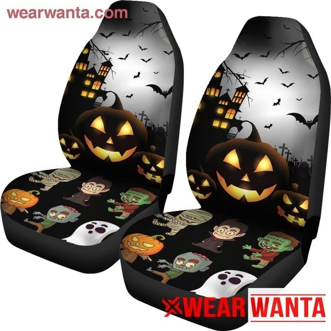 Funny Character Halloween Car Seat Covers-Gear Wanta