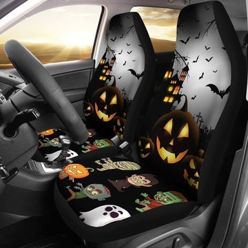 Funny Character Halloween Car Seat Covers-Gear Wanta