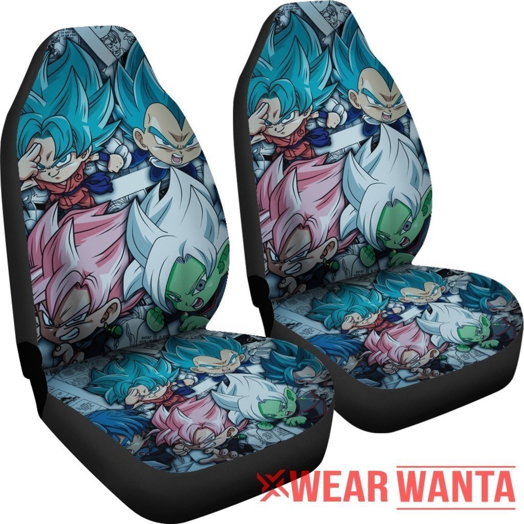 Funny Dragon Ball Super Saiyan Car Seat Covers Anime Fan NH1911-Gear Wanta