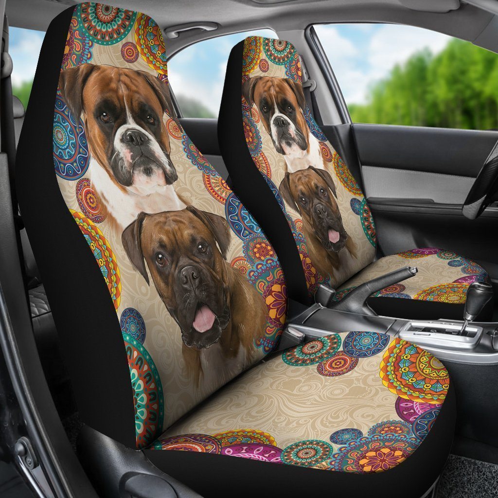 Funny Face Boxer Car Seat Covers-Gear Wanta