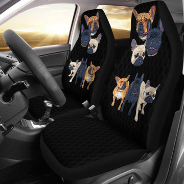 Funny French Bulldog Car Seat Covers-Gear Wanta
