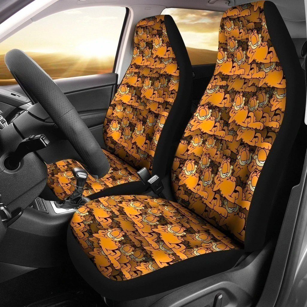 Funny Garfield Car Seat Covers Gift Idea NH1911-Gear Wanta
