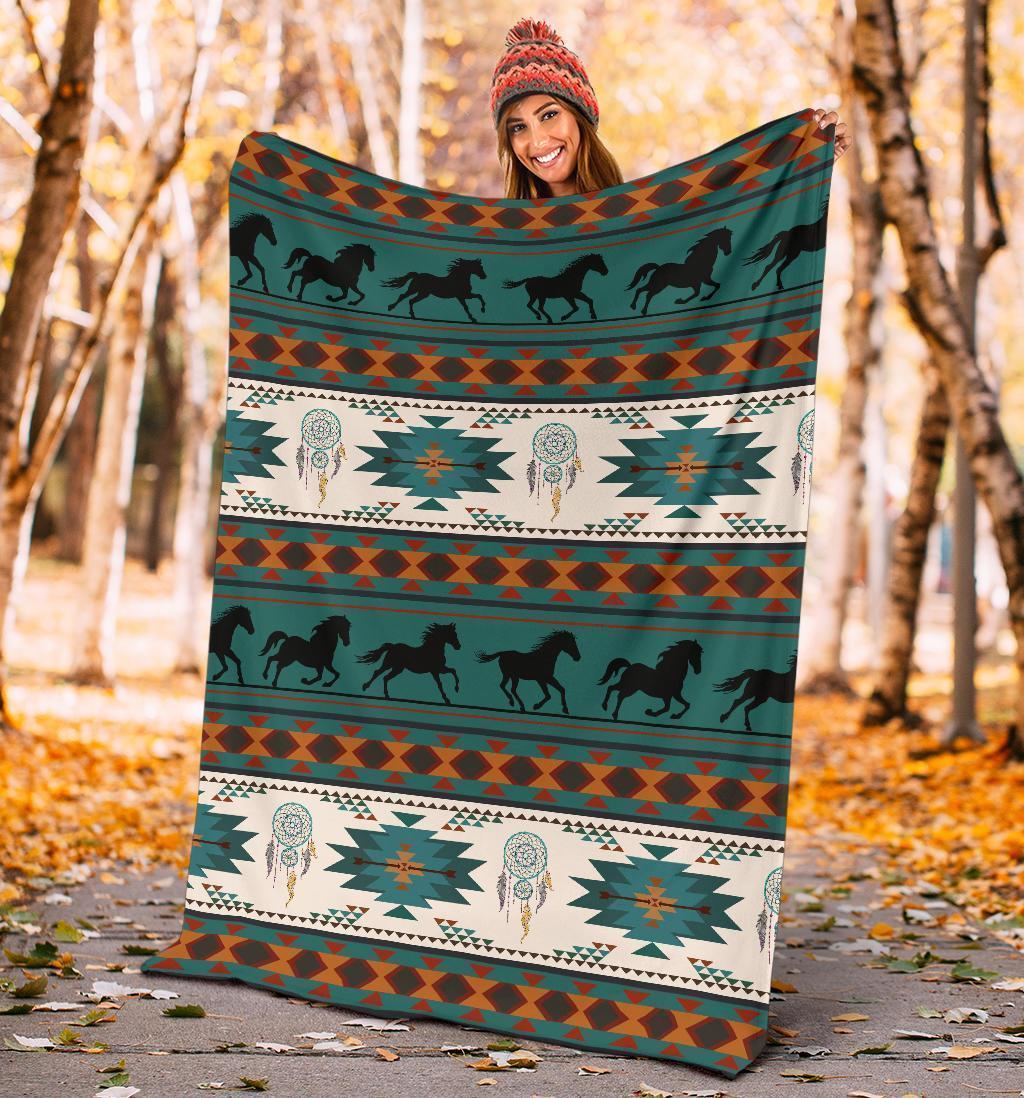 Funny Horse Fleece Blanket Gift For Horse Lover-Gear Wanta
