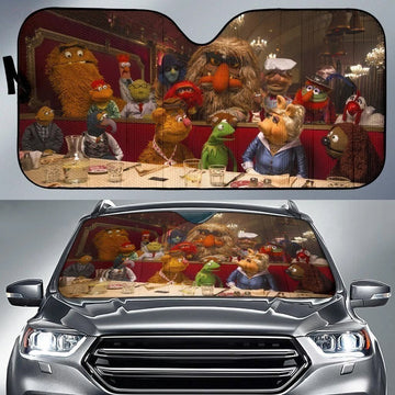 Funny Muppets In Restaurant Car Sun Shade-Gear Wanta