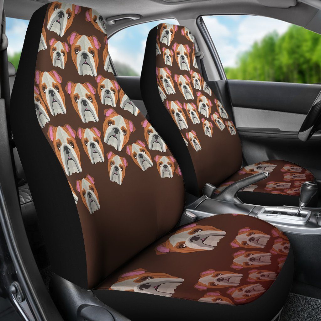 Funny Pattern Bulldog Car Seat Covers-Gear Wanta