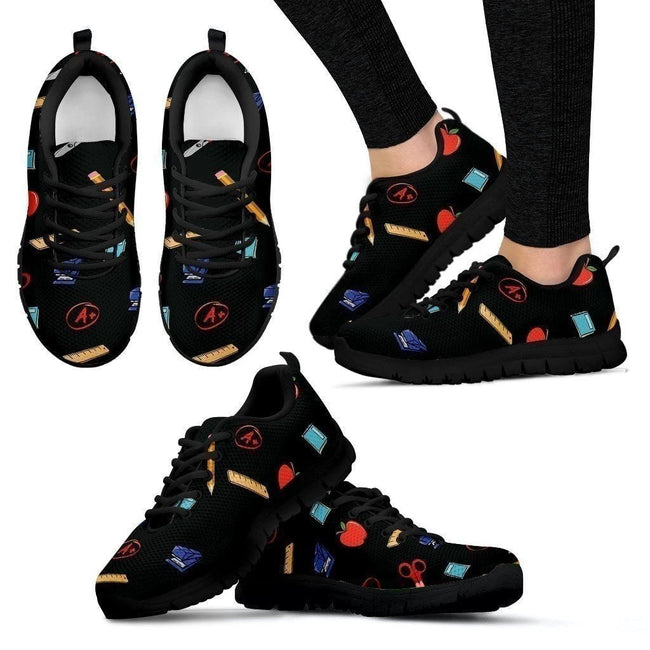 Funny Pattern Teacher Women's Sneakers Gift Idea-Gear Wanta