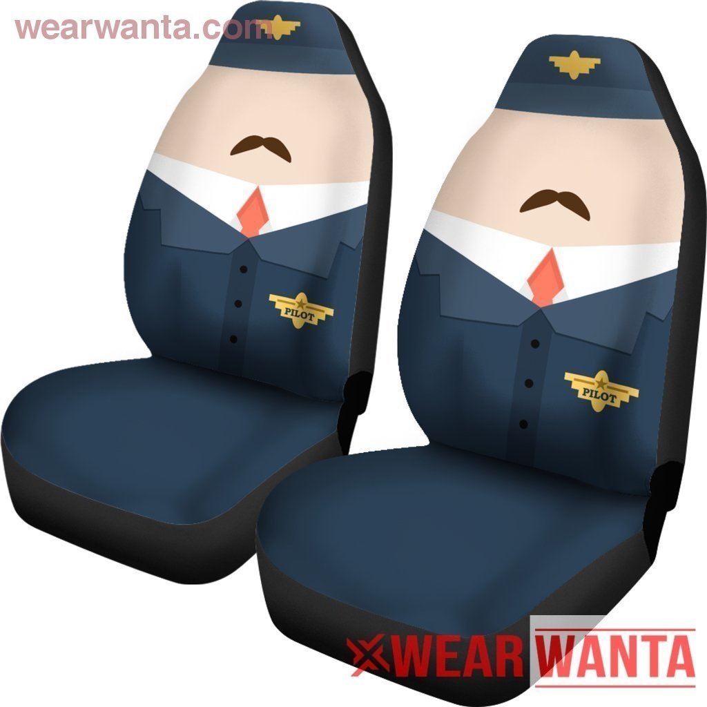 Funny Pilot Car Seat Covers Gift For Who Loves Pilot NH1911-Gear Wanta