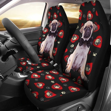 Funny Pug Dog Car Seat Covers LT03-Gear Wanta