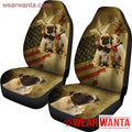 Funny Pugs Kiss Car Seat Covers-Gear Wanta