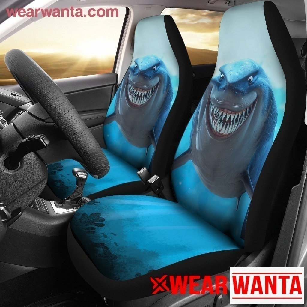 Funny Smile Shark Car Seat Covers LT04-Gear Wanta