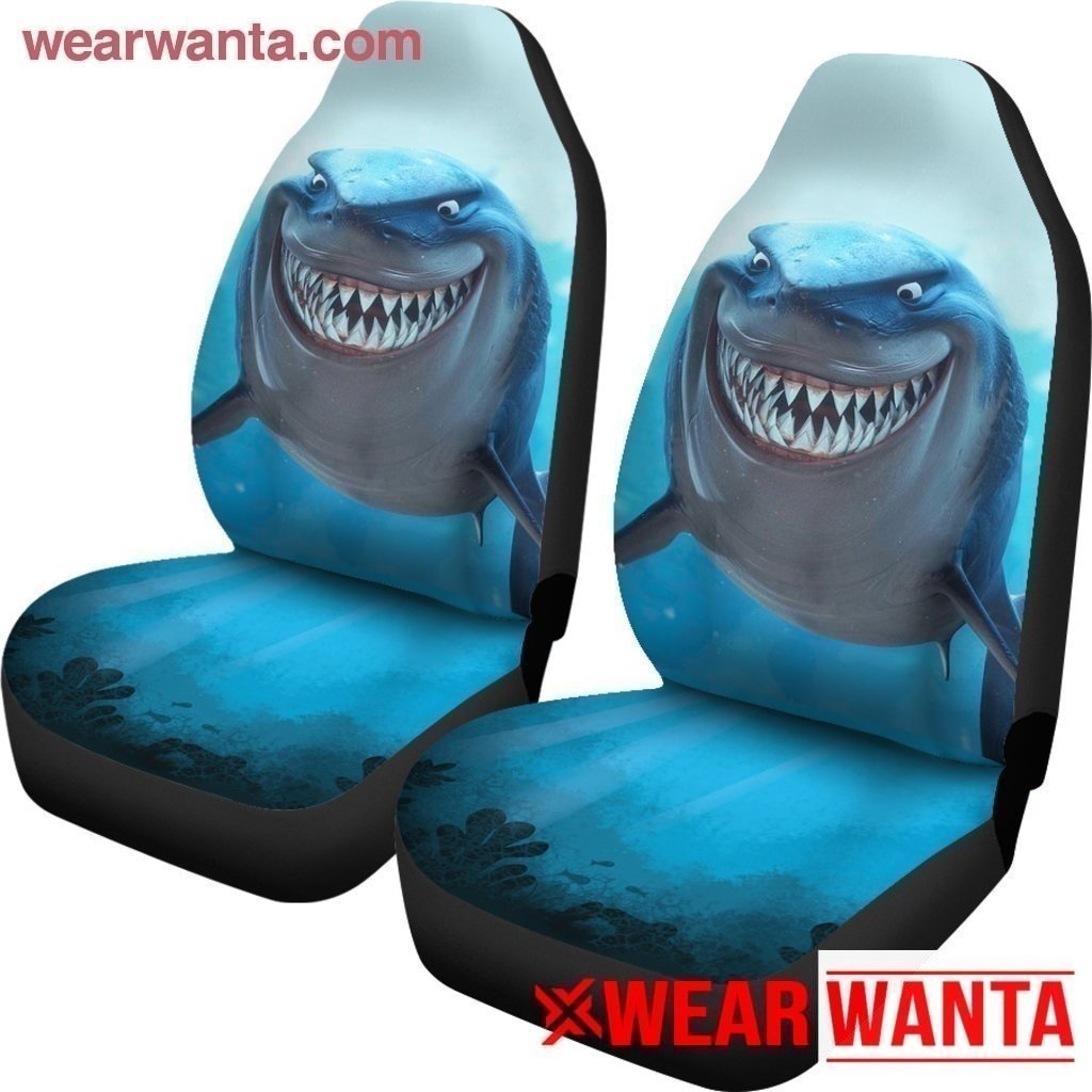 Funny Smile Shark Car Seat Covers LT04-Gear Wanta