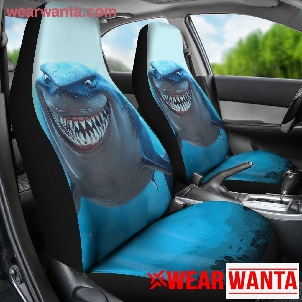 Funny Smile Shark Car Seat Covers LT04-Gear Wanta