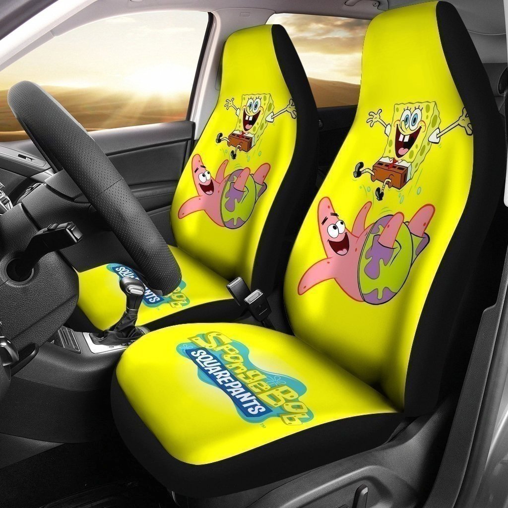 Funny Spongebob Car Seat Covers LT04-Gear Wanta