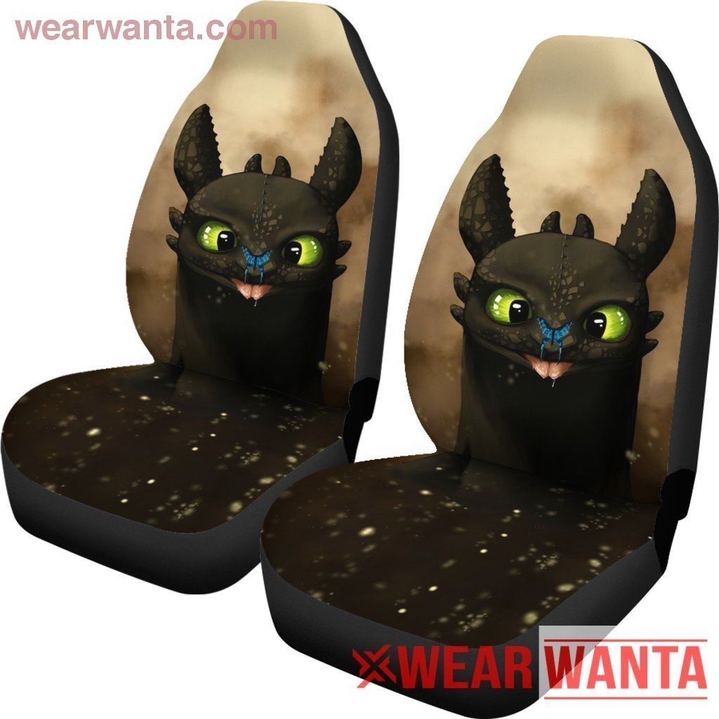 Funny Toothless Car Seat Covers How To Train Your Dragon HH11-Gear Wanta