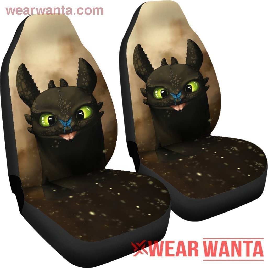 Funny Toothless Car Seat Covers How To Train Your Dragon HH11-Gear Wanta