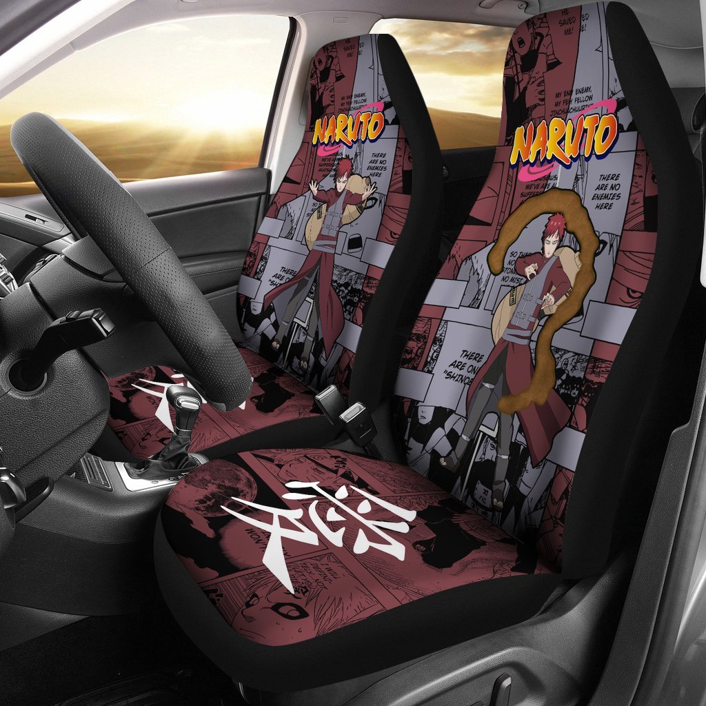 Gaara Car Seat Covers NRT Anime Car Accessories-Gear Wanta