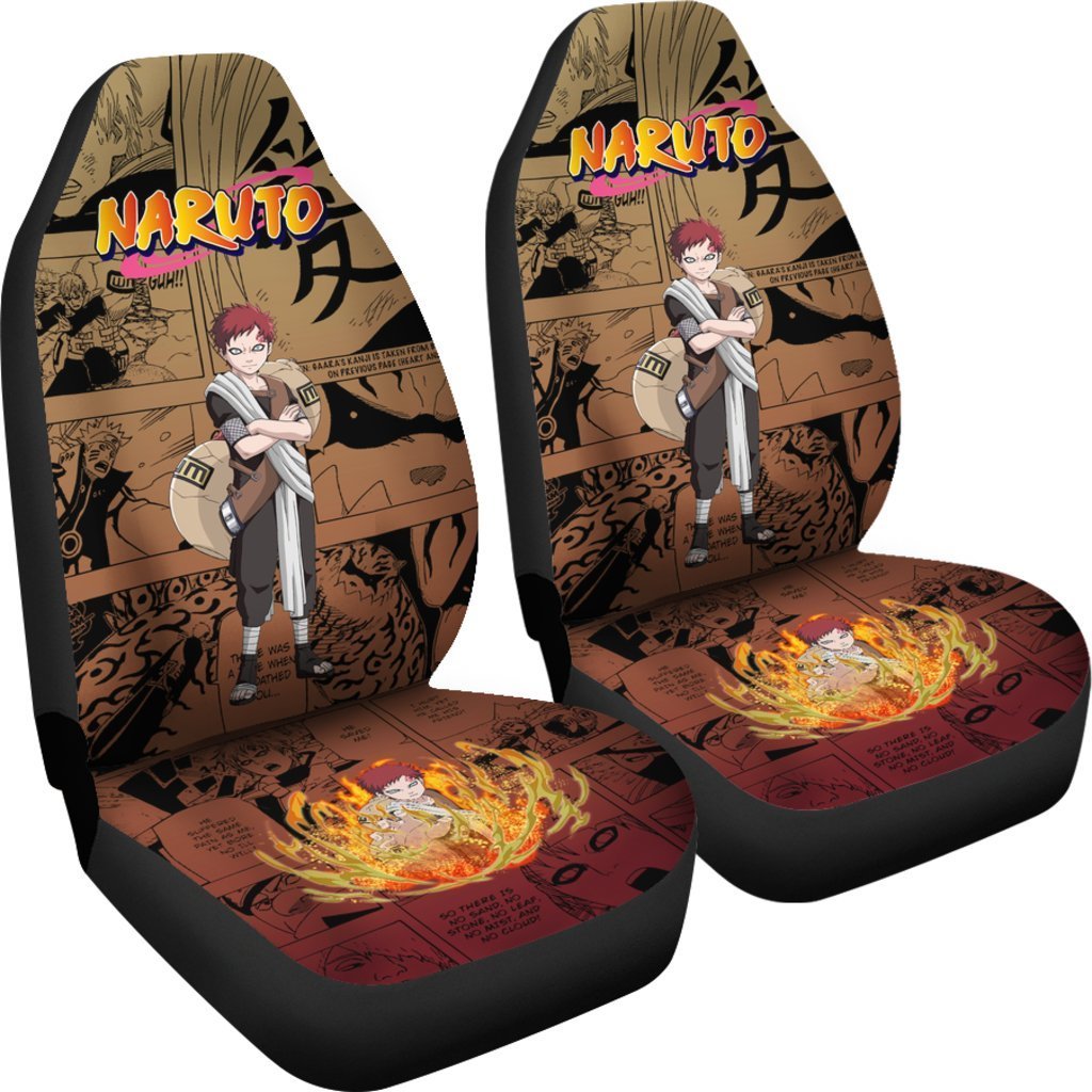 Gaara NRT Car Seat Covers Gift Adore Anime-Gear Wanta