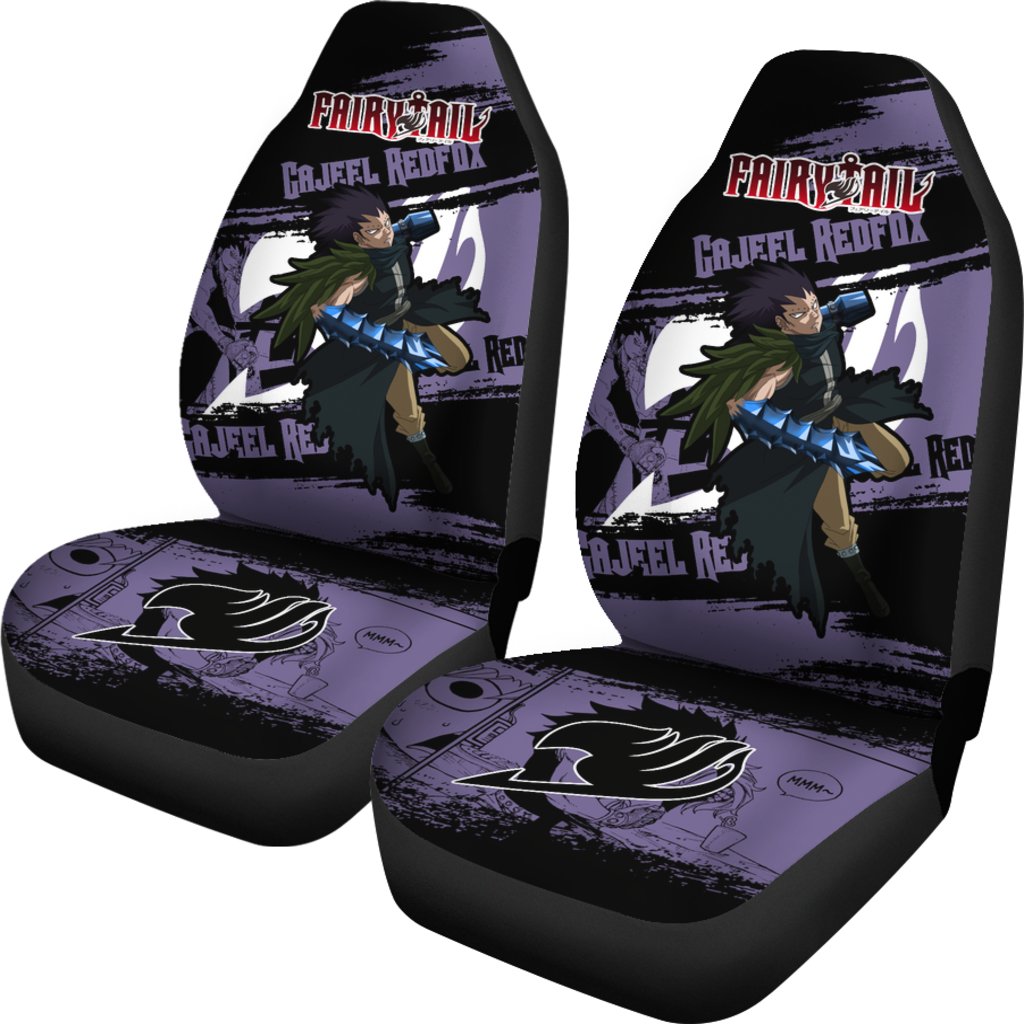 Gajeel Redfox Fairy Tail Car Seat Covers Custom Anime Car Accessories-Gear Wanta