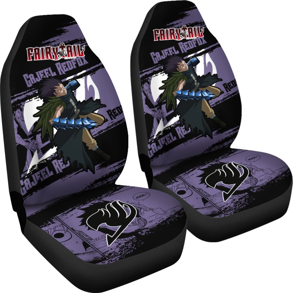 Gajeel Redfox Fairy Tail Car Seat Covers Custom Anime Car Accessories-Gear Wanta