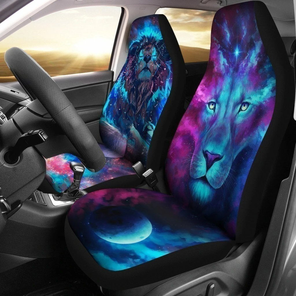 Galaxy Of Lion Neon Light Car Seat Covers LT03-Gear Wanta