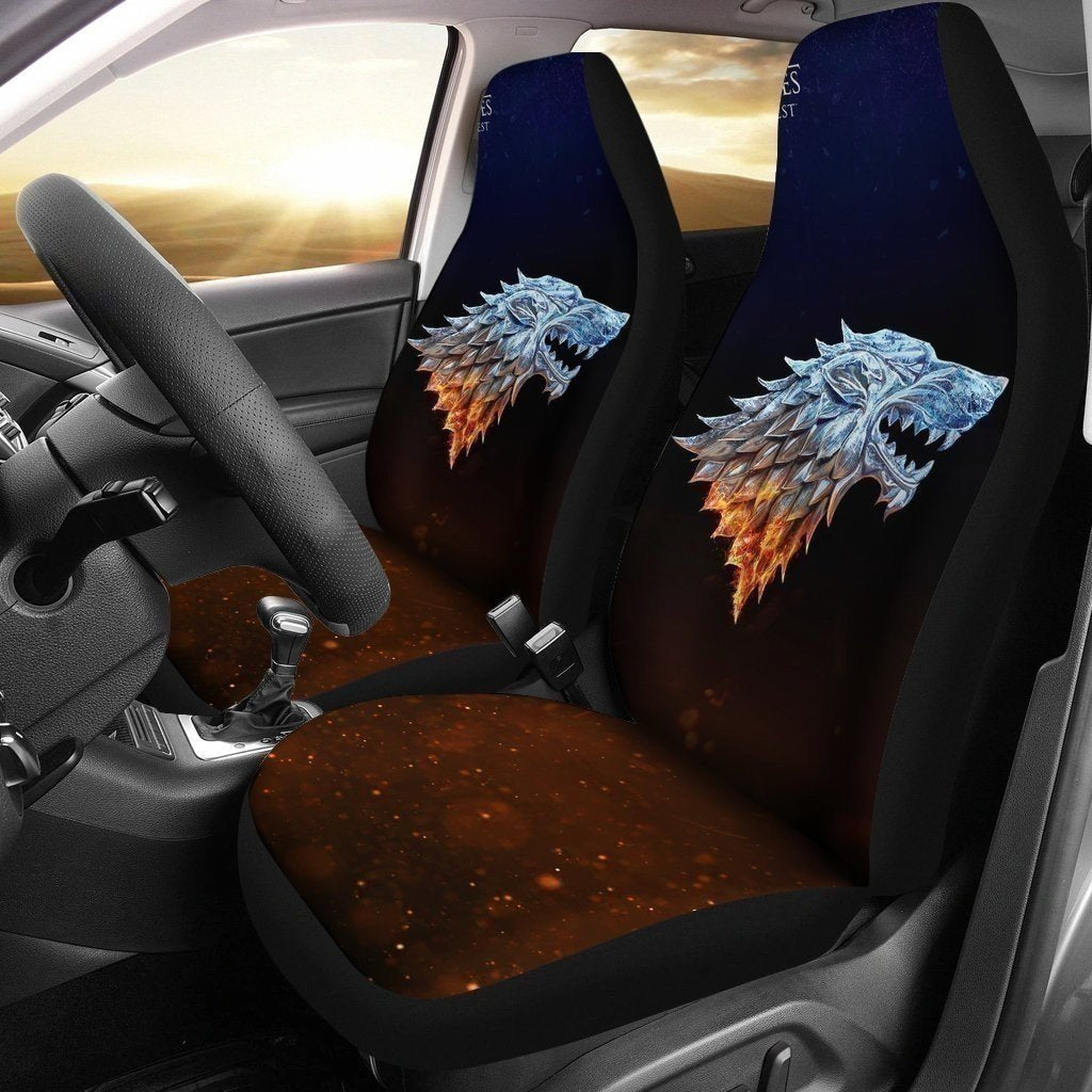 Game Of Thrones House Stark Car Seat Covers Custom Car Decoration-Gear Wanta