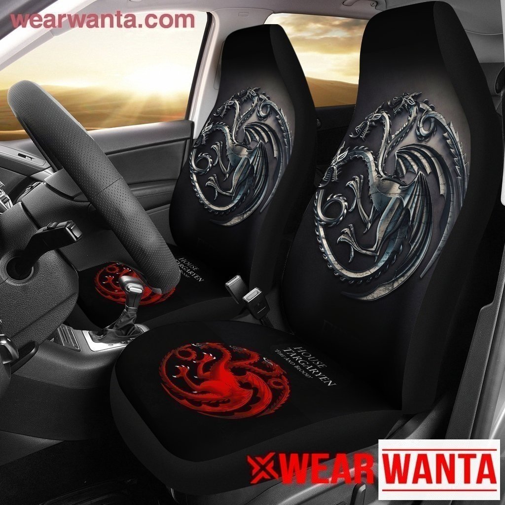 Game Of Thrones House Targaryen Car Seat Covers Custom Car Decoration-Gear Wanta