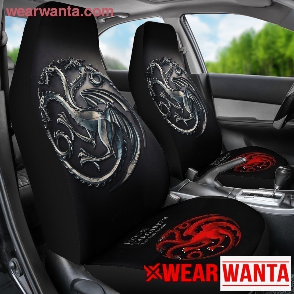 Game Of Thrones House Targaryen Car Seat Covers Custom Car Decoration-Gear Wanta
