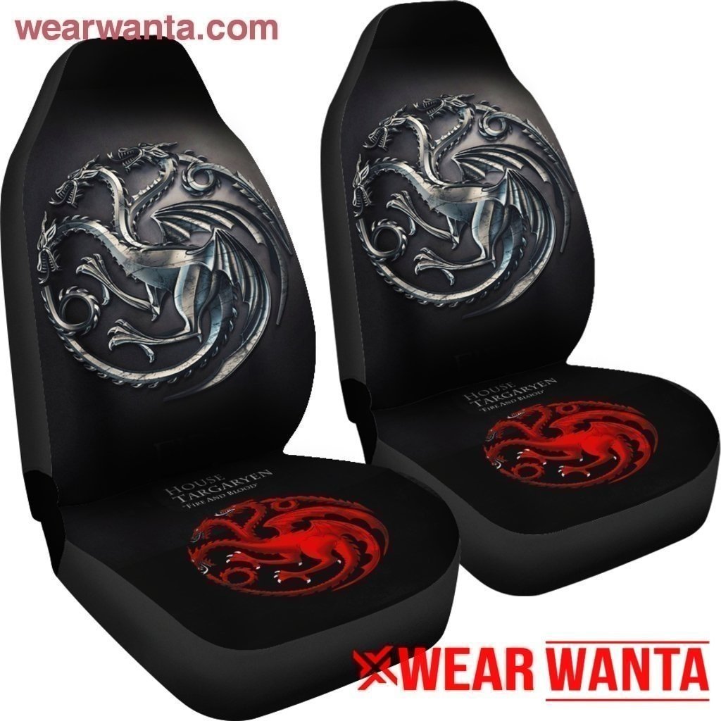 Game Of Thrones House Targaryen Car Seat Covers Custom Car Decoration-Gear Wanta