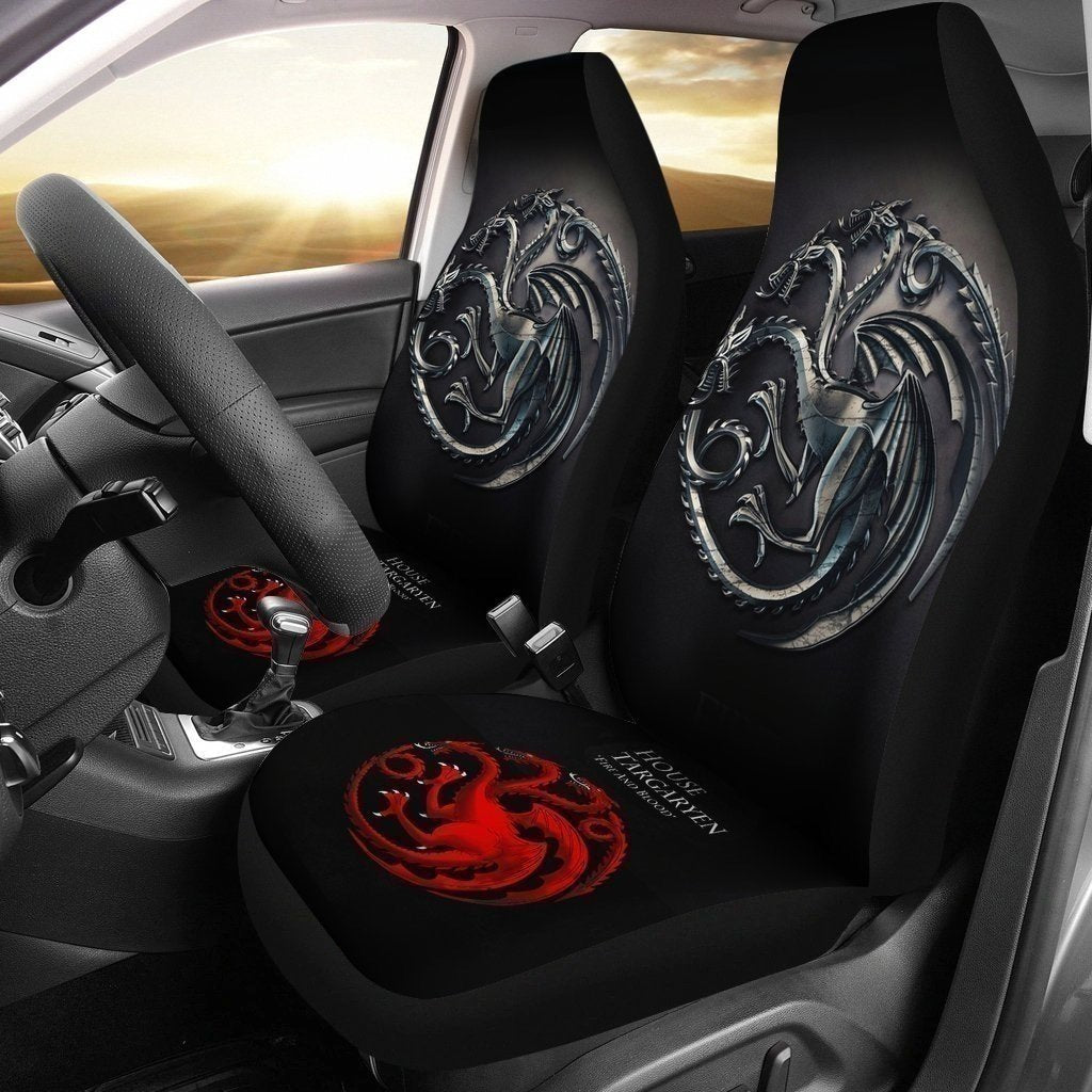 Game Of Thrones House Targaryen Car Seat Covers Custom Car Decoration-Gear Wanta