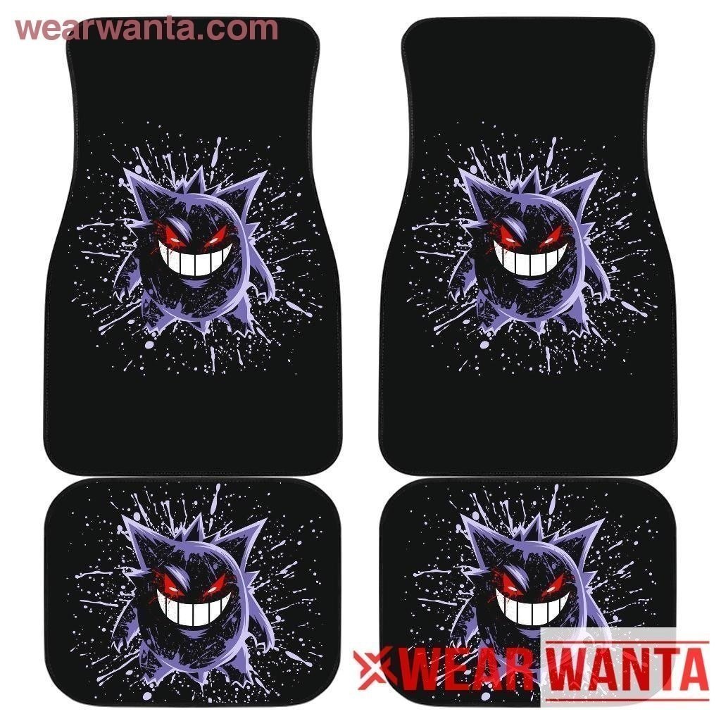 Gengar Car Floor Mats Custom Anime Pokemon Car Accessories-Gear Wanta