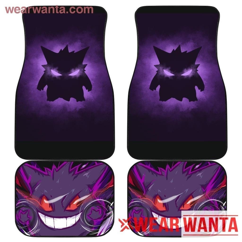 Poke Gengar Car Floor Mats Custom Car Decoration Accessories-Gear Wanta