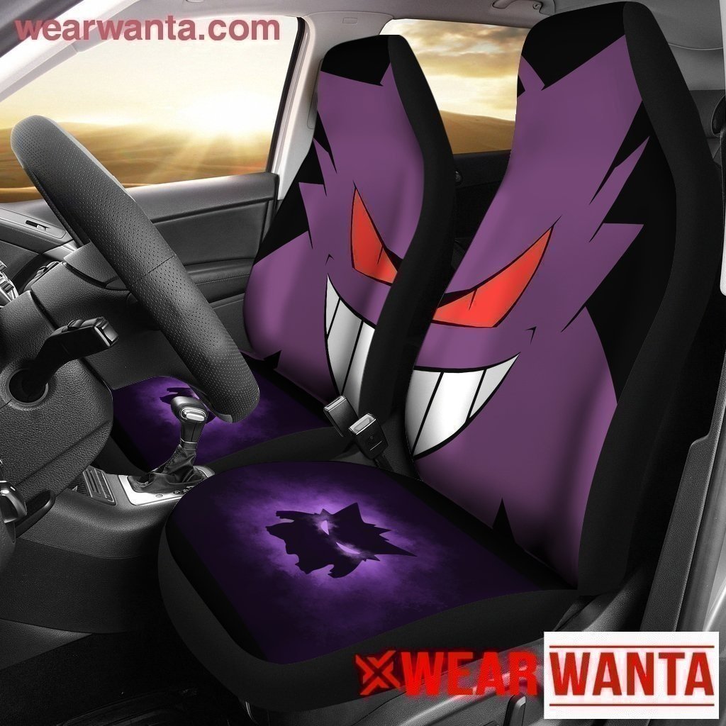 Gengar Face Car Seat Covers NH07-Gear Wanta