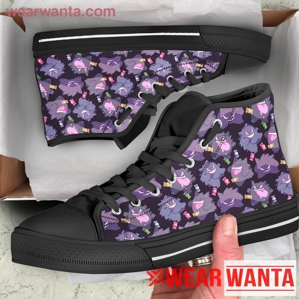 Gengar Shoes High Top Gift For Poke Fan-Gear Wanta