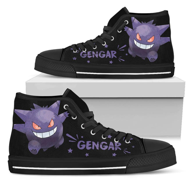 Gengar High Top Shoes Gift Idea-Gear Wanta