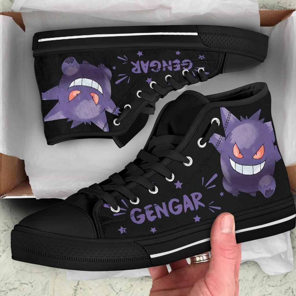 Gengar High Top Shoes Gift Idea-Gear Wanta