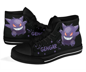 Gengar High Top Shoes Gift Idea-Gear Wanta