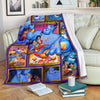 Genie Fleece Blanket For Aladdin Fan Gift Idea-Gear Wanta
