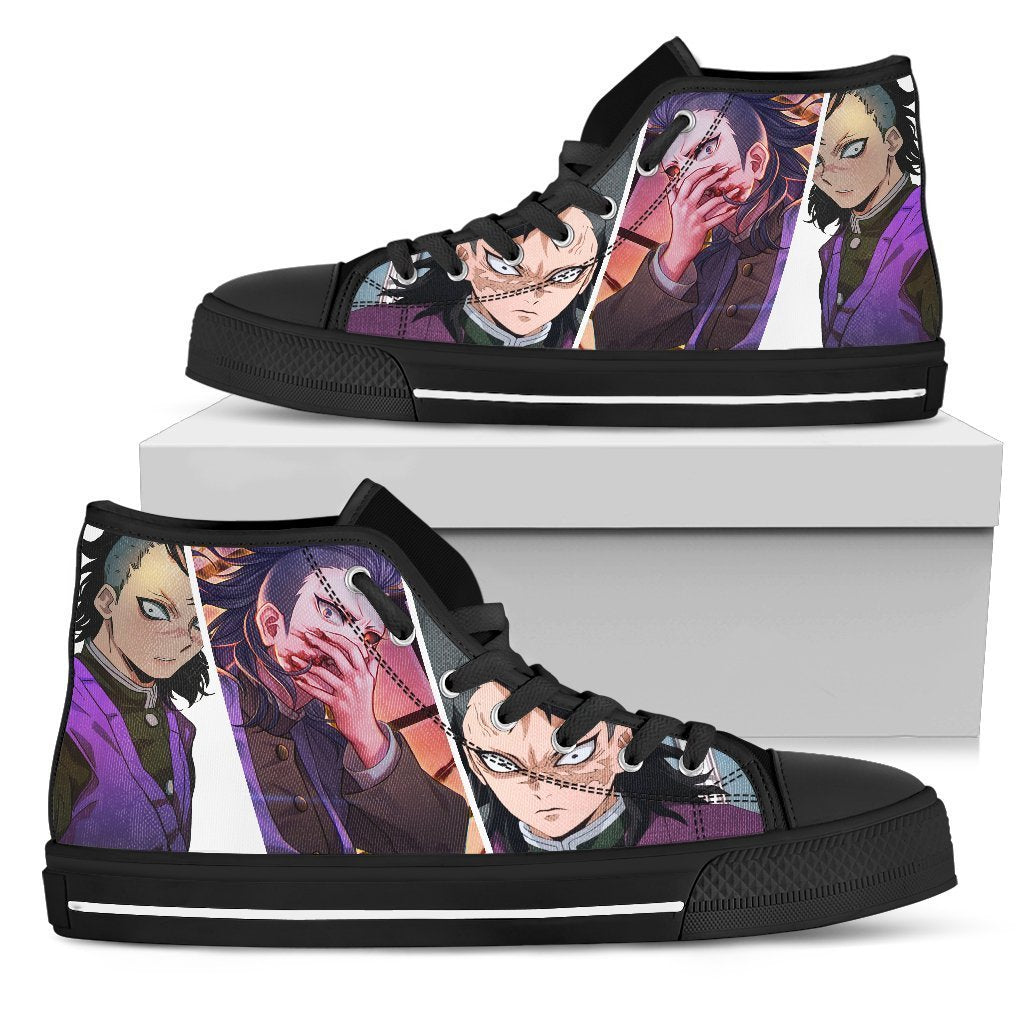 Genya Sneakers Demon Slayer High Top Shoes Anime Fan MN19-Gear Wanta