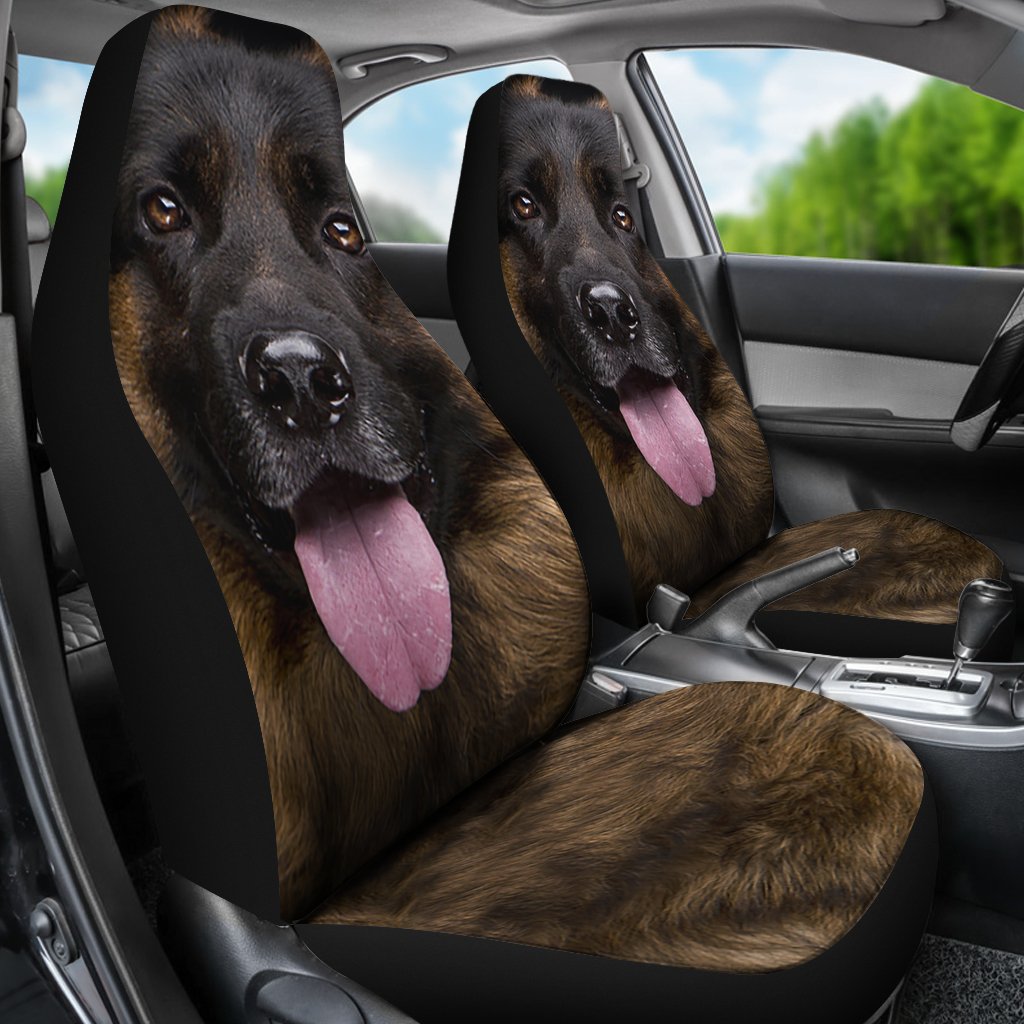 German Shepherd Car Seat Covers Funny Face-Gear Wanta