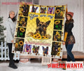 German Shepherd You Are My Sunshine Sunflower Blanket Dog Lover-Gear Wanta