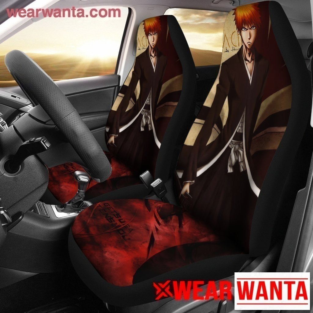 Getsuga Tenshou Ichigo Bleach Car Seat Covers LT04-Gear Wanta