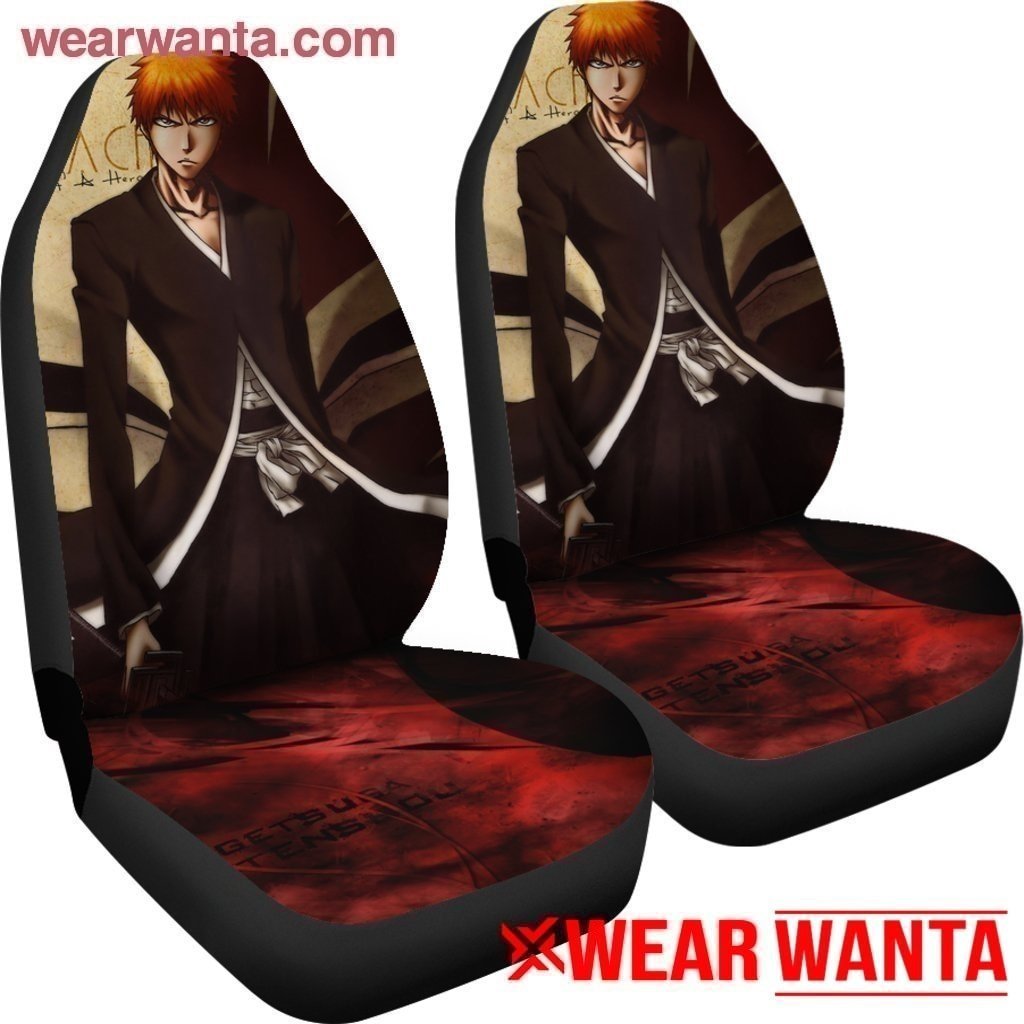 Getsuga Tenshou Ichigo Bleach Car Seat Covers LT04-Gear Wanta