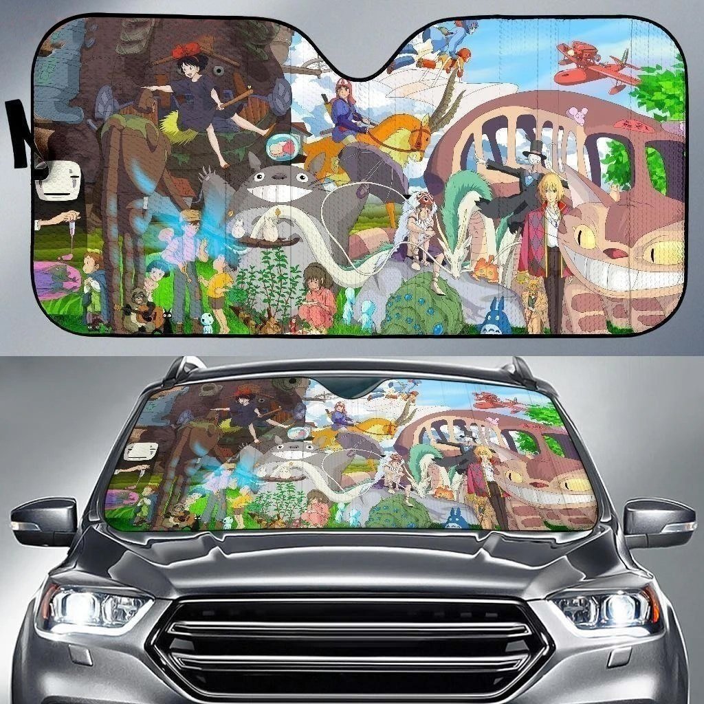 Ghibli Studio Characters Anime Car Sun Shade NH07-Gear Wanta