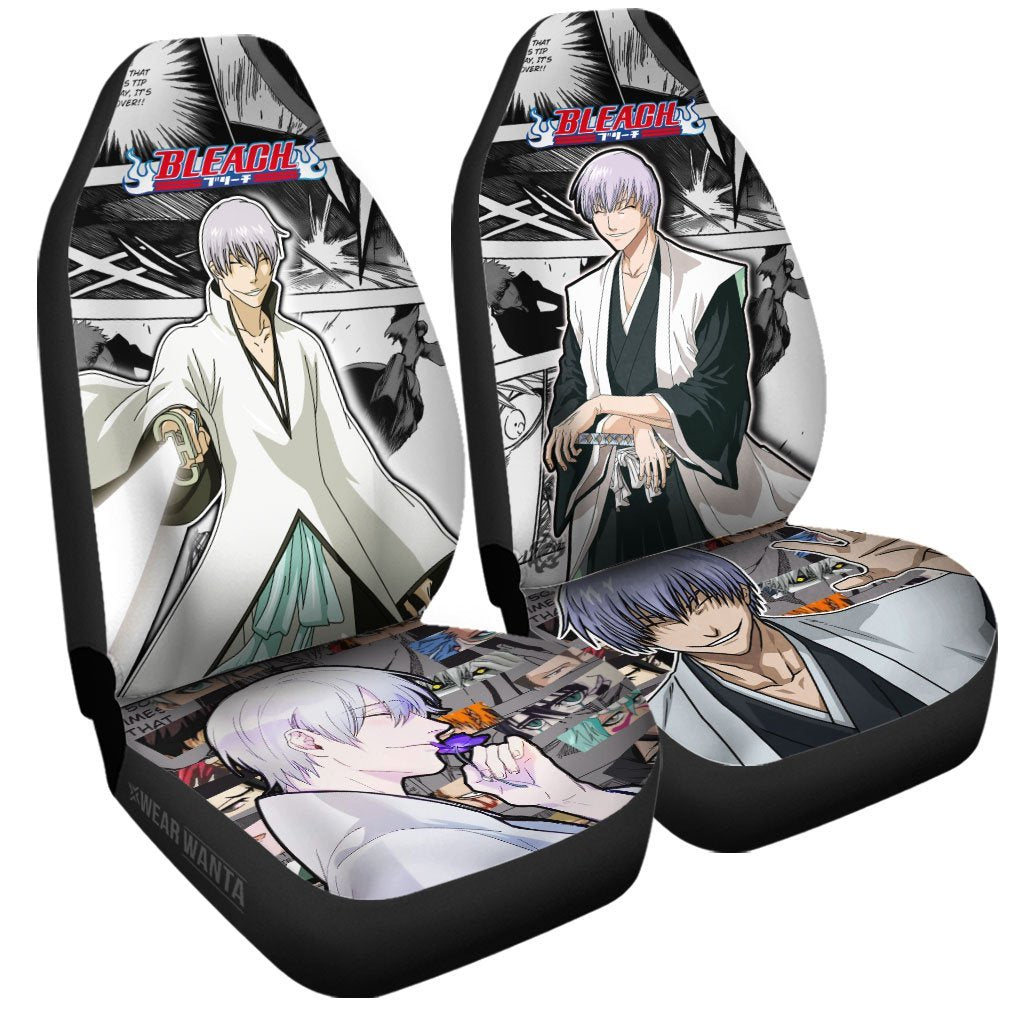 Gin Ichimaru Bankai Car Seat Covers Custom Anime Bleach Car Accessories-Gear Wanta