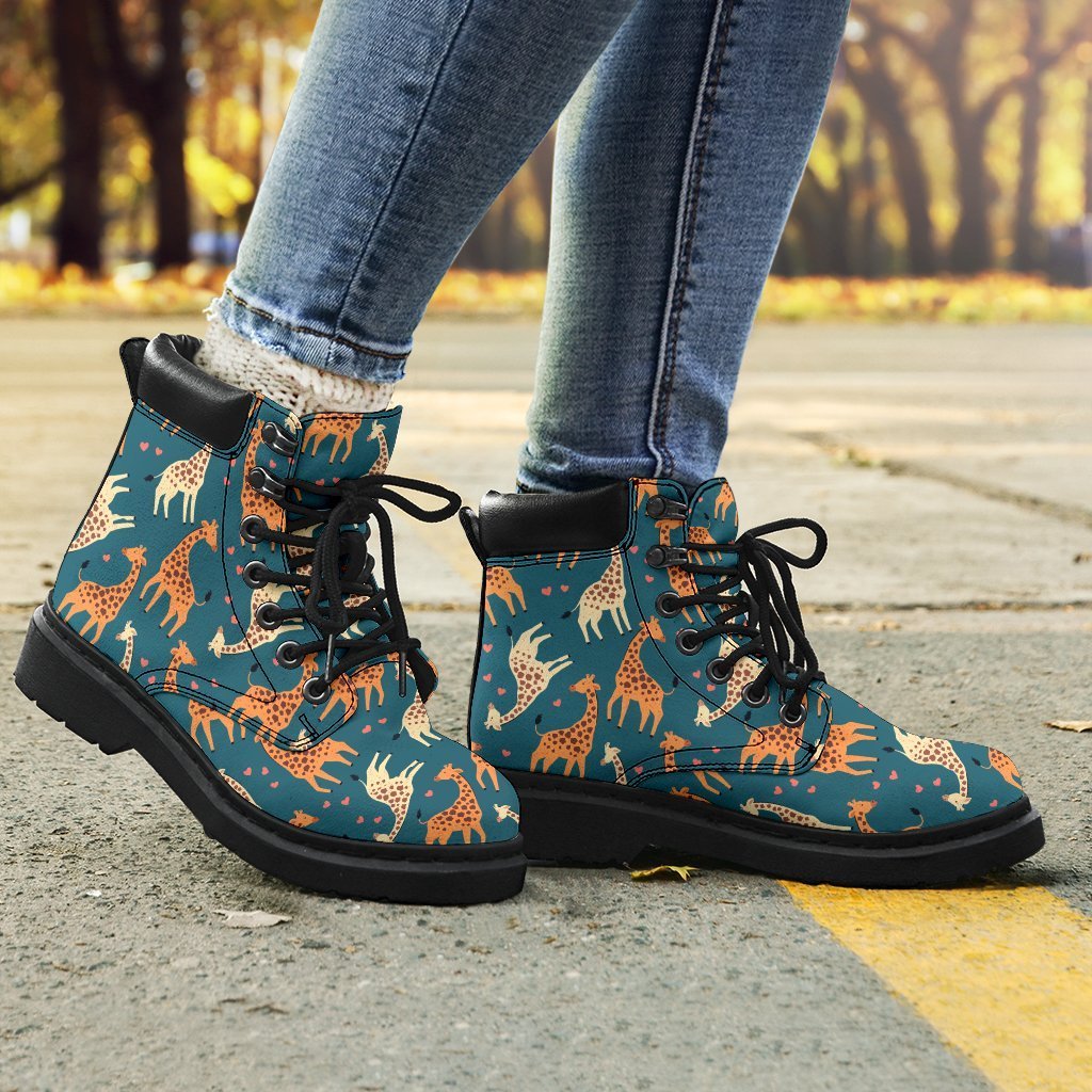 Giraffe Boots Custom Animal Shoes Funny For Giraffe Lover-Gear Wanta