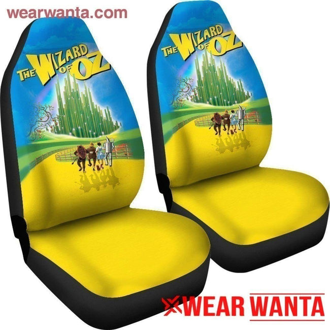 Go To Emerald City Car Seat Covers Custom The Wizard Of Oz Car Decoration-Gear Wanta